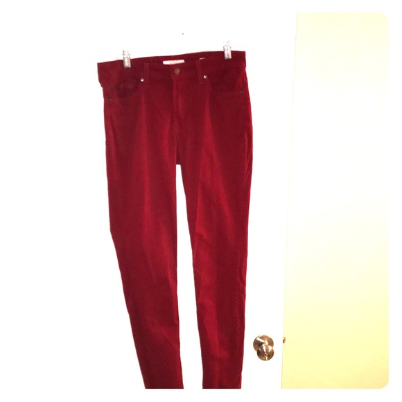 Vizcaino Red Skinny Jeans - Picture 1 of 6